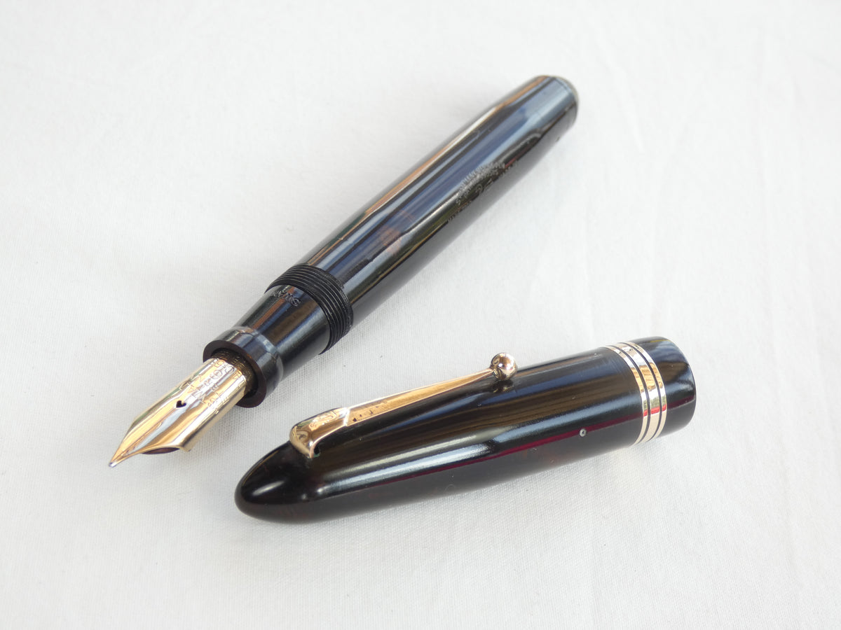 Mabie Todd Swan 4661 Eternal. Hard Rubber, No.6 nib. – Collectablepens