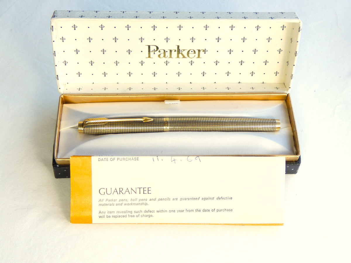 も*う様 PARKER STERLING VERMEIL CAP&BARREL Parker 75 Vermeil, Flat Tassies – Collectablepens