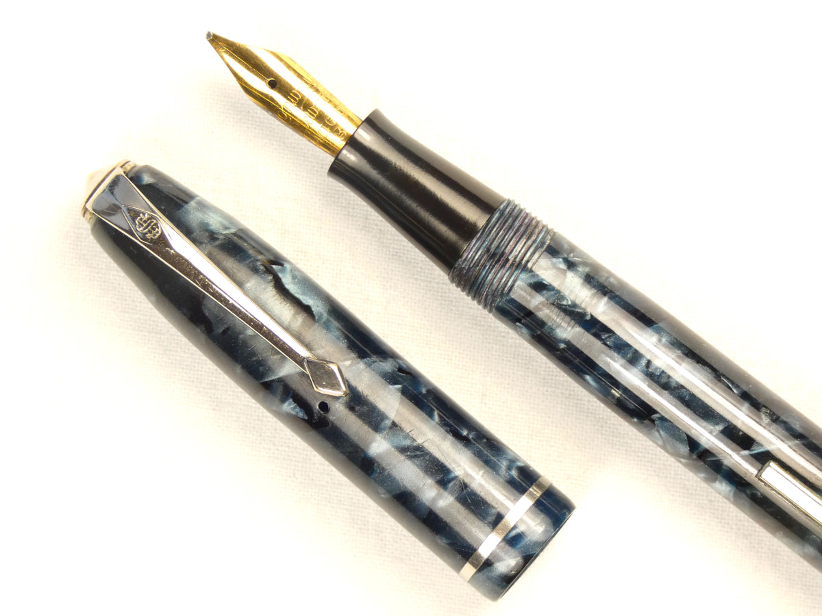 Conway Stewart 75 in Pearl/Blue Marble – Collectablepens