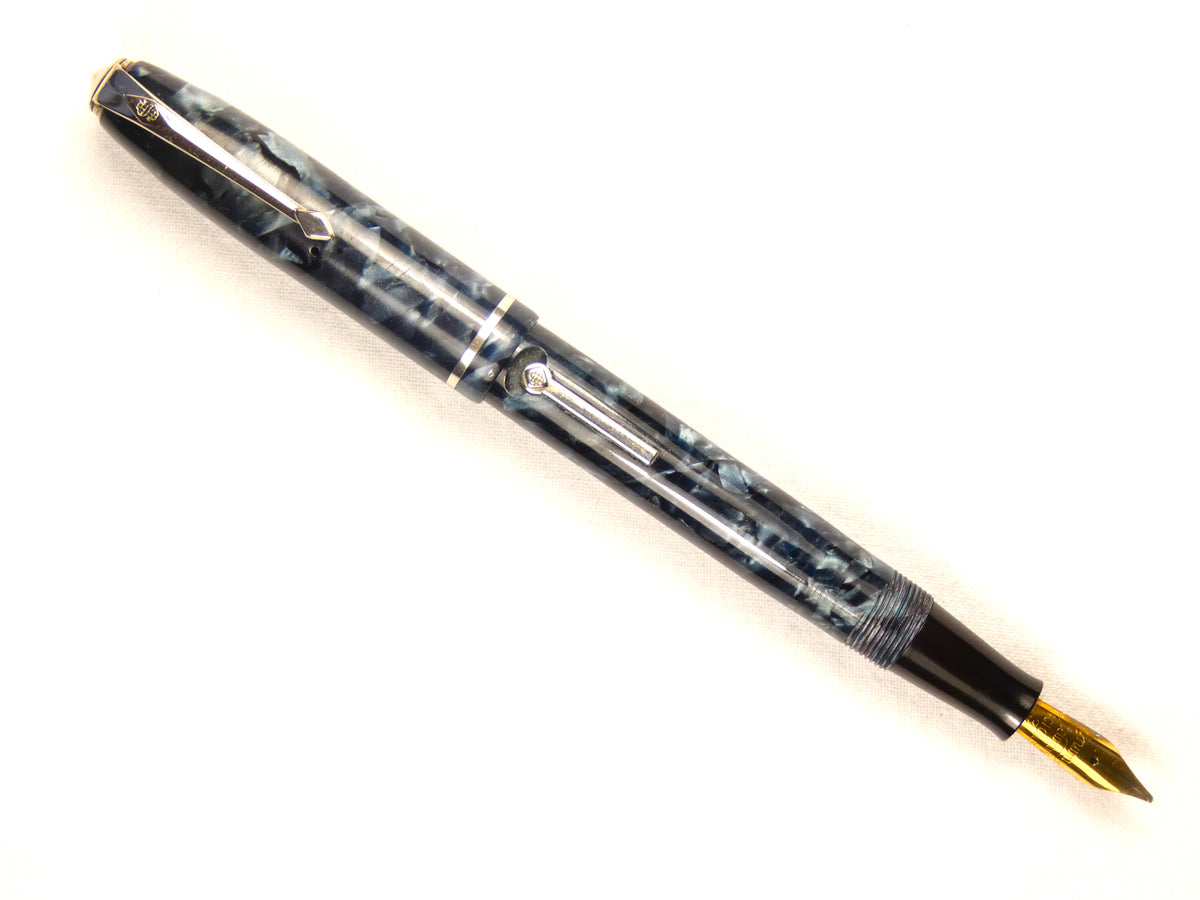Conway Stewart 75 in Pearl/Blue Marble – Collectablepens