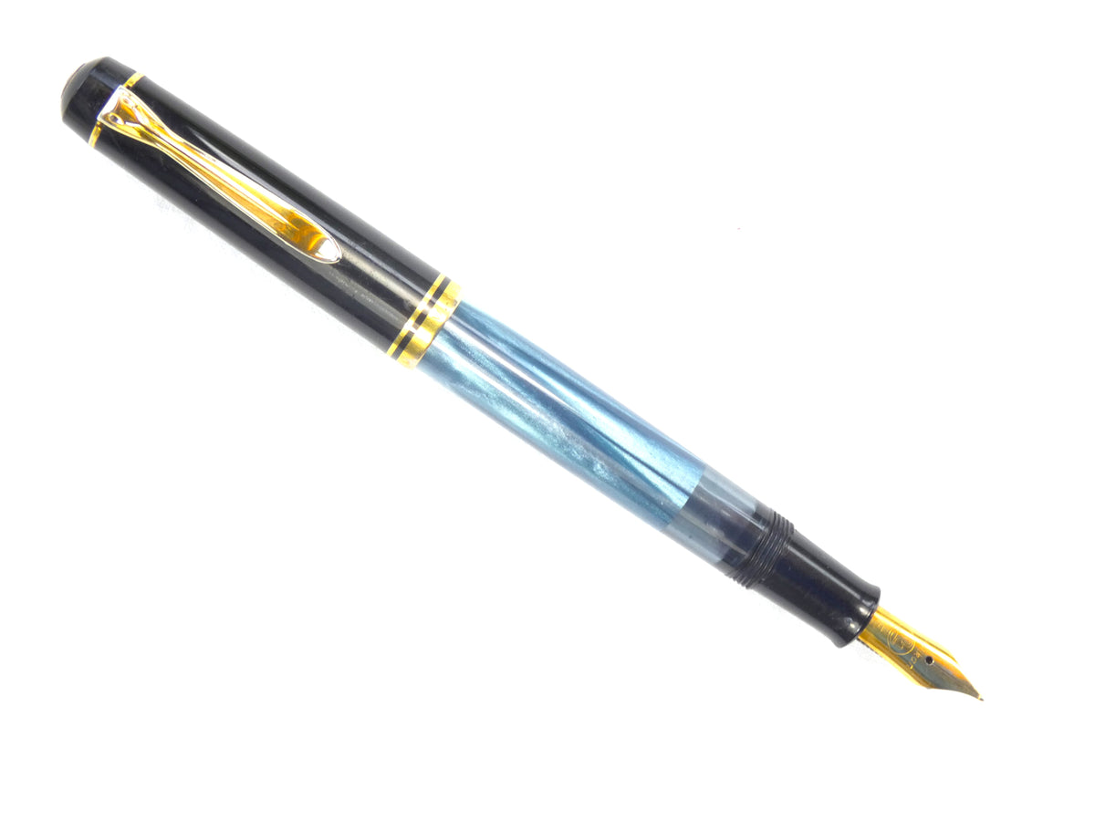 Pelikan M200 Old Style Blue Marble. 1988-1990. – Collectablepens