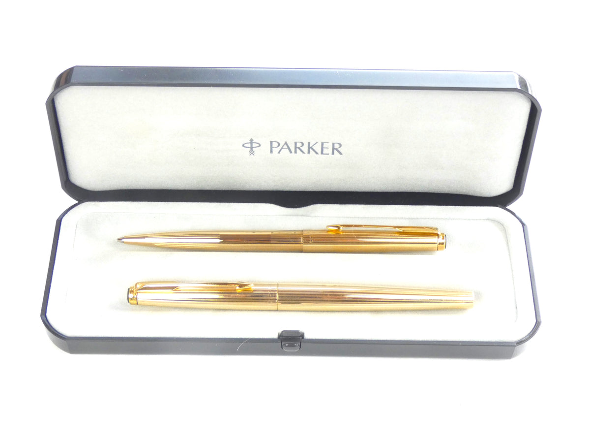 Parker 50 Gold Falcon Set. 1981. – Collectablepens