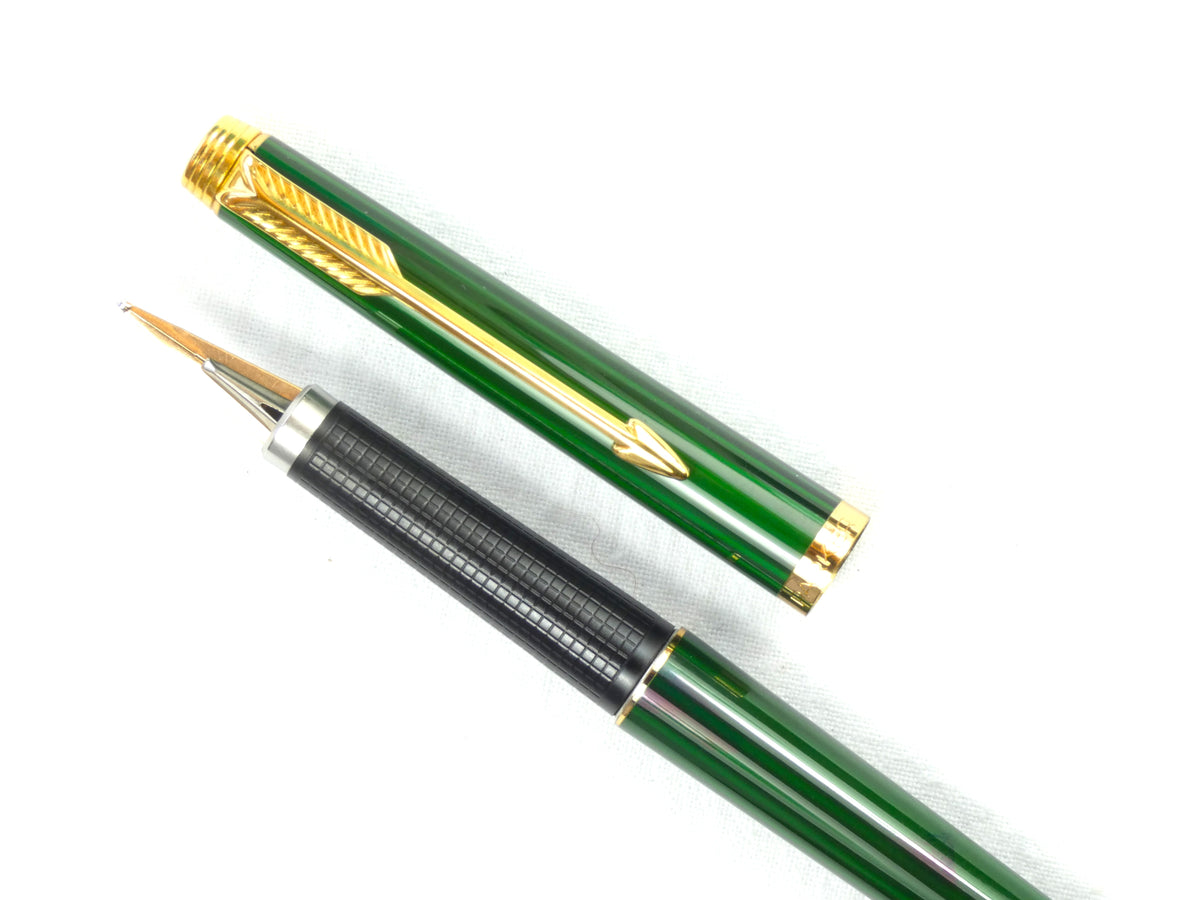 Parker 180 Malachite. Boxed and Immaculate. – Collectablepens