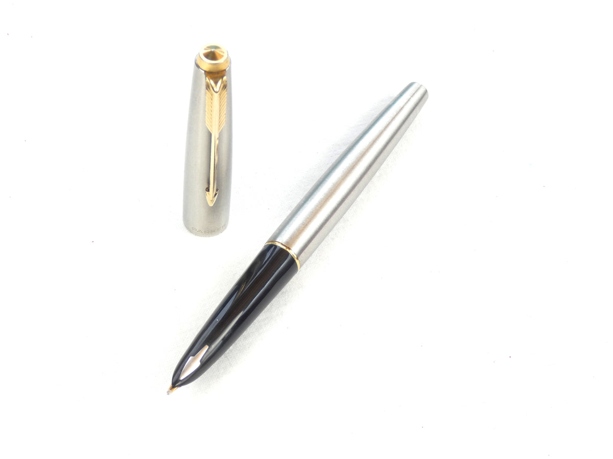 Parker 61 Flighter De Luxe. Broad stub nib. – Collectablepens