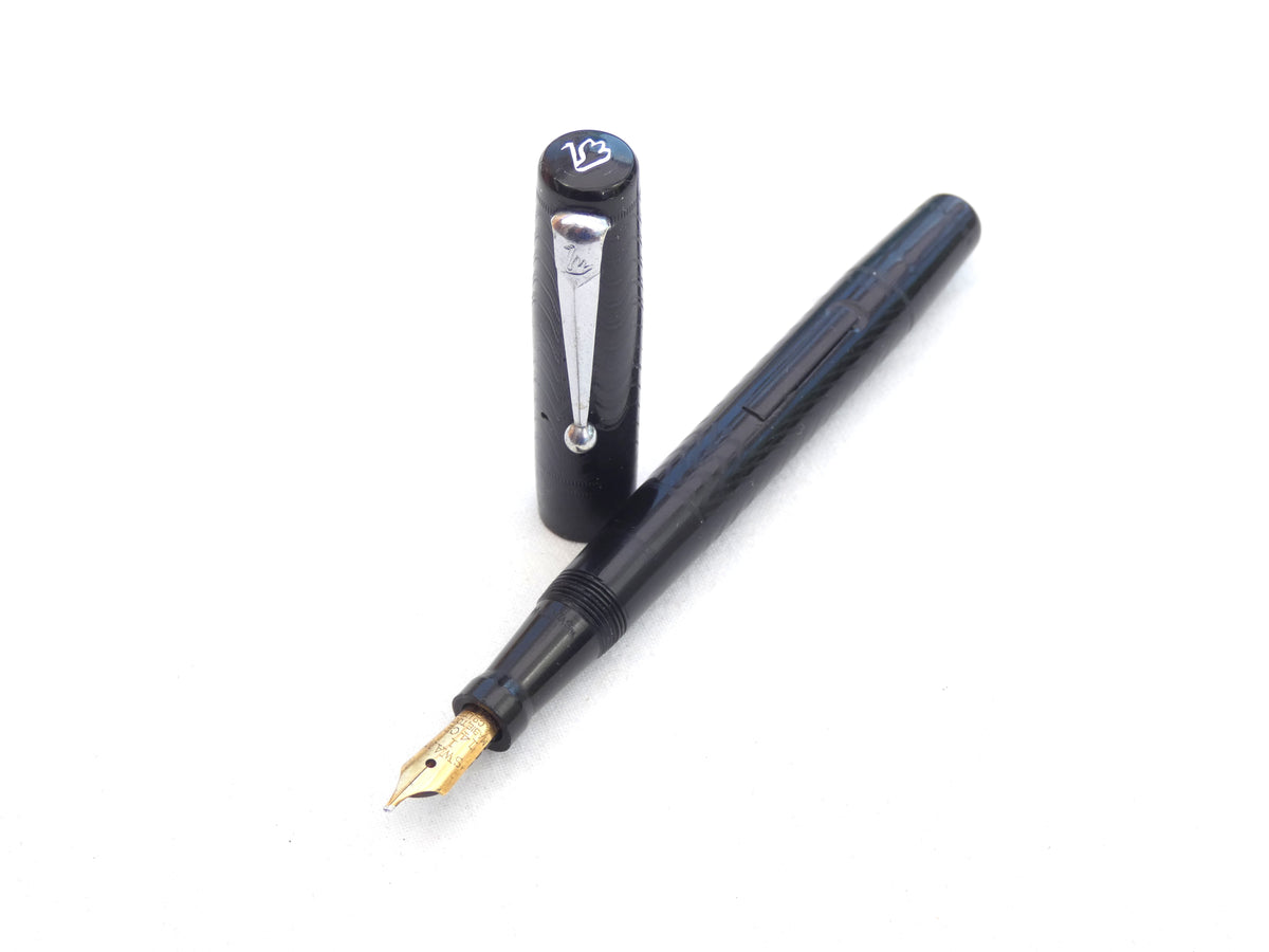 Mabie Todd 万年筆　SWAN SM 100/59 Mabie Todd Swan SM 100/60 Fountain Pen - BCHR, Chrome Trim