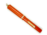 Red Hard Rubber Ring Top. 1920s