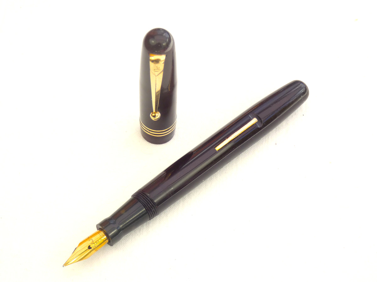 ヴィンテージ Mabie Todd Swan 3130ーフレックスnib Mabie Todd Swan 3350 in Dark Burgundy. Flex Nib. – Collectablepens