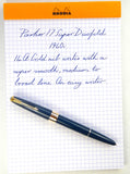 Parker 17 Super Duofold in Blue