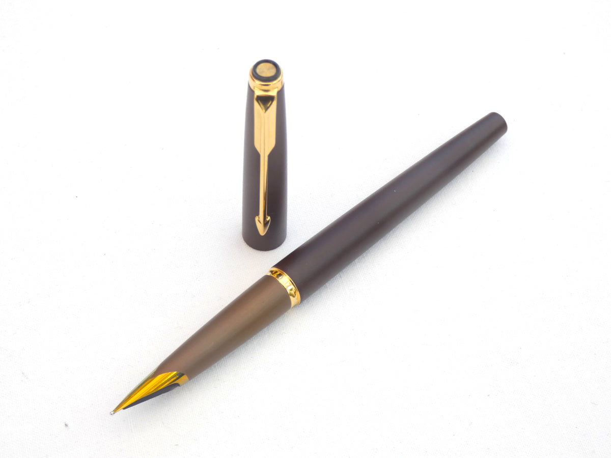 筆記具 Parker 50 falcon Parker 50 Falcon Brown TX. New Old Stock. – Collectablepens