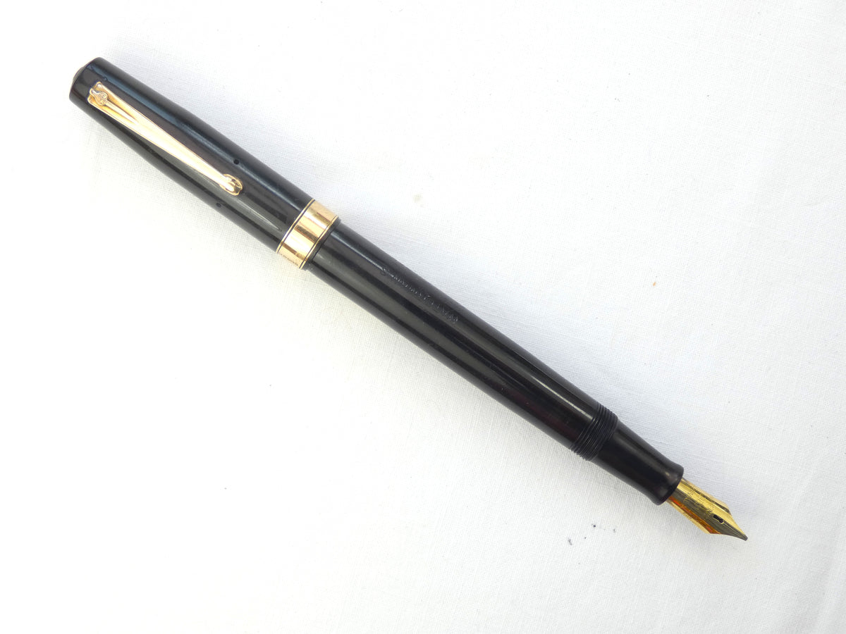 Waterman's Ink-Vue in Jet. 1930s. – Collectablepens