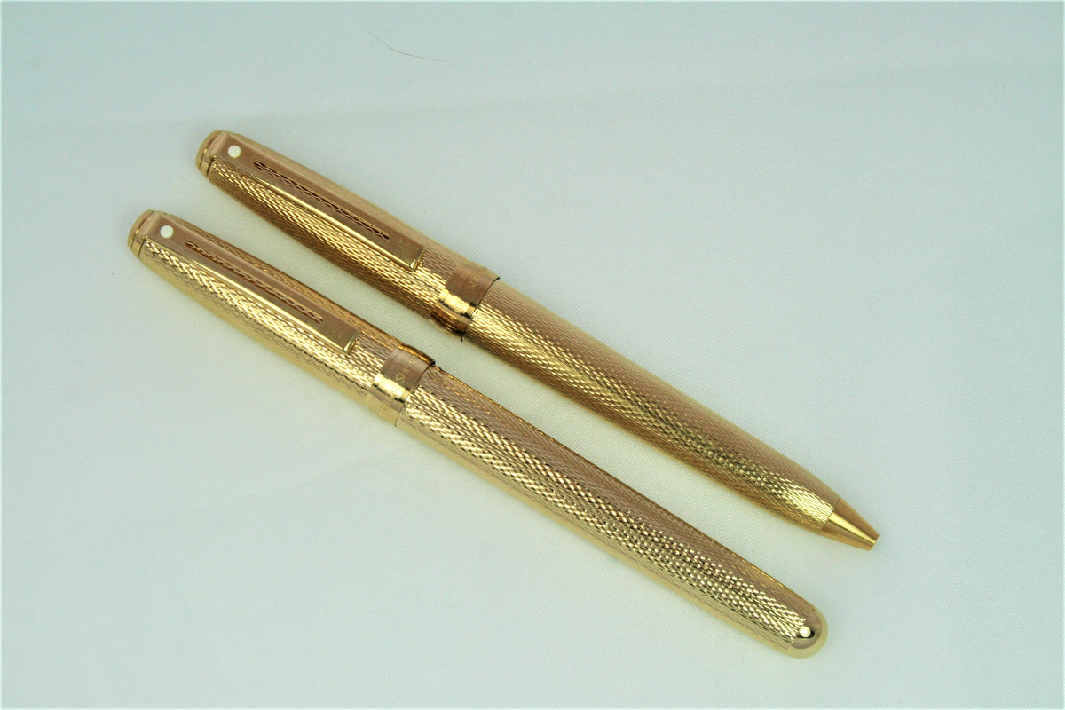 Sheaffer Prelude Gold Plated Barleycorn 371 boxed set