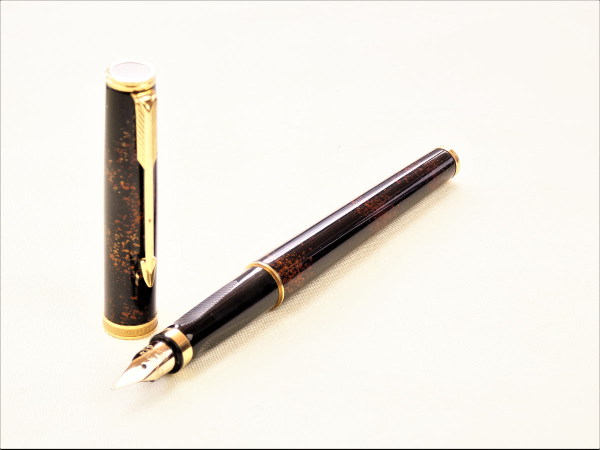 Vintage Parker Premier in 'Chinese Laque'. Mint and uninked. c