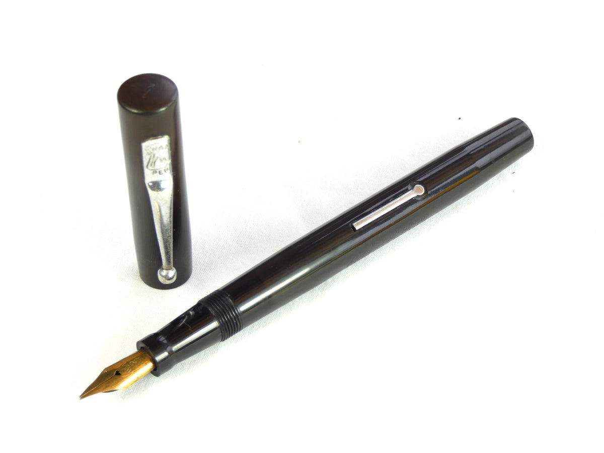 Mabie Todd Swan. Hard rubber, flex nib. – Collectablepens