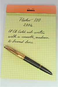 Parker 100 update. How does it write?