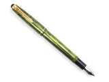 Onoto 22 Fountain Pen/Pencil Set. Striated Green