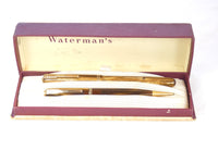 Waterman 503 Set in Honey Brown Striated