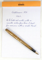 Waterman 503 Set in Honey Brown Striated