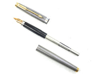 Parker 75 Silver Crosshatch/Cisele