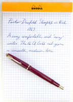 Parker Duofold Slimfold in Red