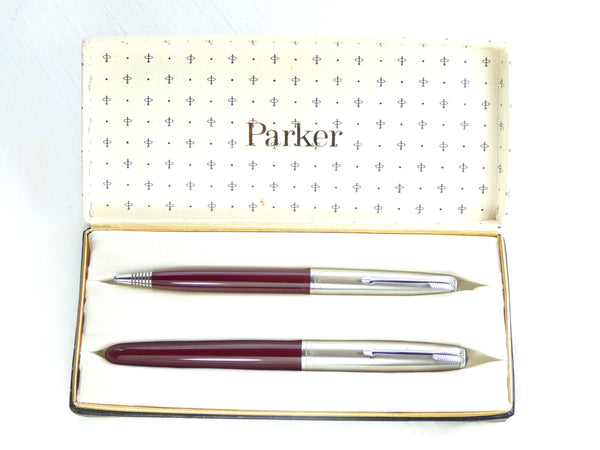 Parker 51 Classic set in English Burgundy