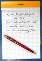 Parker Duofold Slimfold