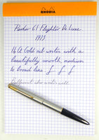 Parker 61 Flighter De Luxe Triple Set