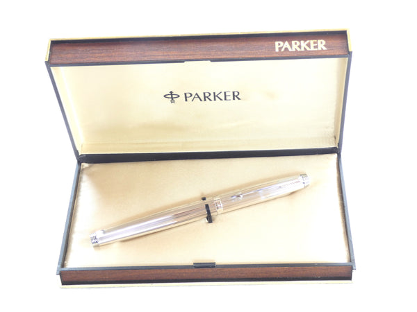 Parker 75 Milleraies in Silver Plate