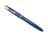 Parker Duofold Junior Aerometric in Blue.