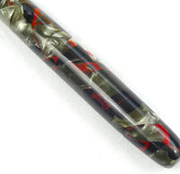 Parker Parkette in Marbled Red, Black, and Pearl