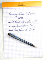 Conway Stewart Dinkie 540 in Blue Marble