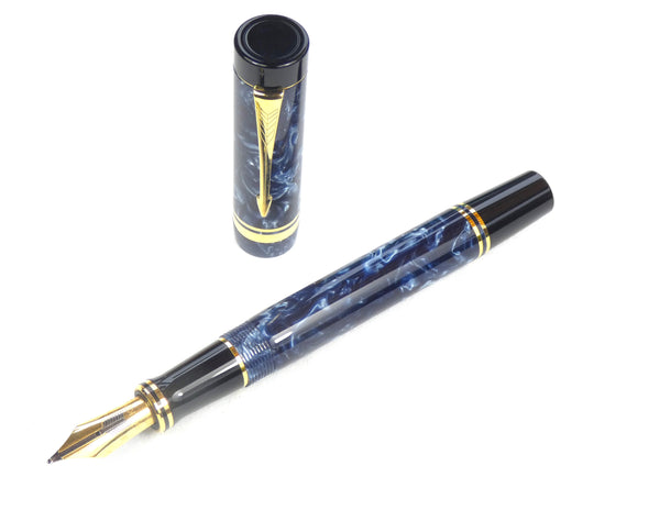 Parker Centennial in Marbled Blue. 1987.