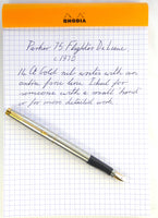 Parker 75 Flighter De Luxe