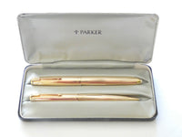 Parker 51 Insignia Rolled Gold Boxed Set