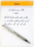 Waterman's 513 in Striated Pearl