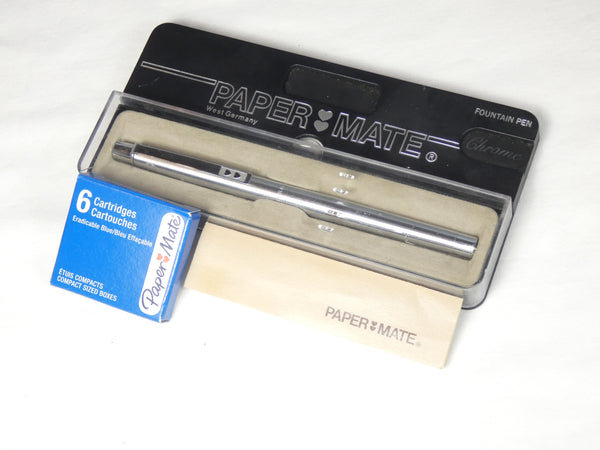 Paper Mate Chrome Fountain Pen