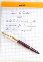 Parker 51 Custom in English Burgundy