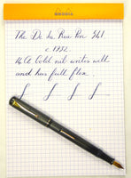 The De La Rue Pen 541. in hard rubber. c.1932.