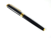 Waterman Exception Black Lacquer with Gold Trim