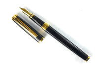 Waterman Exception Black Lacquer with Gold Trim