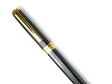 Waterman Exception Black Lacquer with Gold Trim