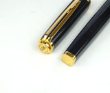 Waterman Exception Black Lacquer with Gold Trim