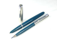 Parker 51 Classic set in Teal Blue