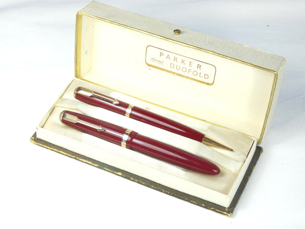 Parker Aerometric Demi Duofold Set