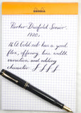 Parker Duofold Streamline with flex nib