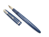 Parker Duofold Junior Aerometric in Blue.