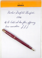 Parker Duofold Slimfold in Red