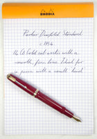 Parker Duofold Standard in Red