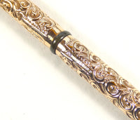 9Ct. Gold Embossed Eyedropper Fountain Pen