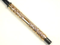 9Ct. Gold Embossed Eyedropper Fountain Pen