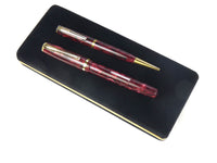 Burnham 51 set in Burgundy/Pink Marble